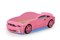 Кровать-машина "Мустанг" 3D розовая - фото 11792