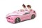 Кровать-машина "Мустанг Plus" розовая - фото 11935